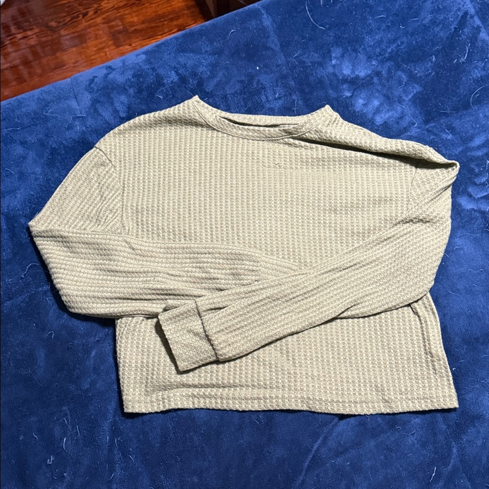 Olive Green Ribbed Lounge Set - Picture 4 of 4